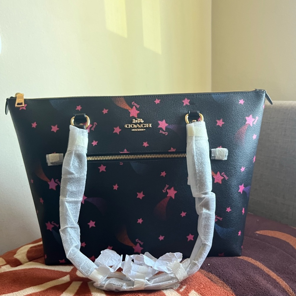 COACH Disco Star Print Gallery Tote Bag